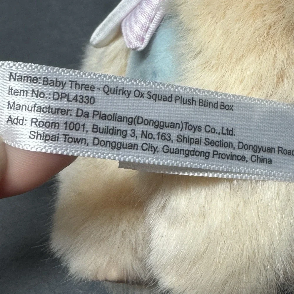 Baby Three Quirky Ox Squad Plush Pendant - SWEETIE WARMIE
